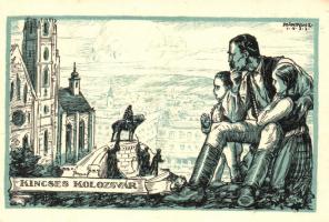 Kolozsvár 'Kincses Kolozsvár' irredenta, kiadja a Magyar Nemzeti Szövetség s: Márton L.