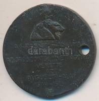 Murányi Gyula (1881-1920) 1915. "A krasniki diadalmas csatában az oroszoktól elvett ágyúból verette az Auguszta-Alap 1914-1915" Br emlékérem (30mm) T:3 ly.