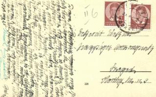 Hódság, Odzaci; Bürgerschule und Kloster / Gradjanska skola i manastir; naklada F. Pfister / school ...