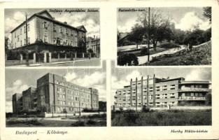 Budapest X. Kőbánya, Stefánia Anyavédelmi Intézet, Horthy Miklós kórház