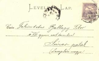 1899 Igló, kiadja Matz Gusztáv