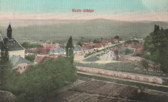 Bazin, Pezinok; Machota Rezső kiadása (fényjátszó lap / rare dimensional layout)