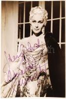 Elisabeth Schwarzkopf (1915-2006) operaénekes dedikált fotólap / Opera singer autograph signed photo