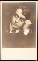 Székely Aladár (1870-1940): Ady Endre portréja. Fotólap. /  Photo postcard