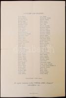 1910 Debreceni szállodások és vendéglősők és pincérek táncmulatságára szóló meghívó 4p