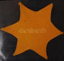 1944 Izraelita személy részére kiállított állampolgársági bizonyítvány és igazolás, valamint textil ...