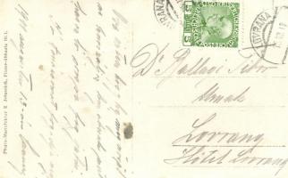 1911 Lovran, Lovrana; vidám fürdőzők a Hotel Lovrana strandján / cheerful spa guests from Hotel Lovr...