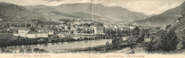 Rózsahegy, Feitzinger Ede No. 893./IIa L., panoramacard (fl)