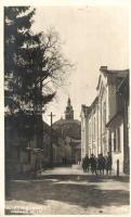 Rózsahegy, Ruzomberok; Panská ulica, synagoga / street with synagogue