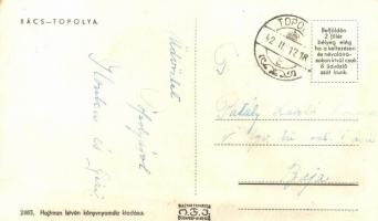 Bácstopolya, Vasútállomás; Hajtman István kiadása / railway station