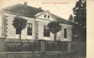 Zaturcsány, Felsőzaturcsa, Horna Zaturcsa; Lakóház; kiadja Hegedűs J. fényképész / house