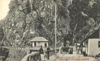 1908 Szurduk, Román-magyar határ; Adler fényiroda Szászváros / Hungarian-Romanian border station
