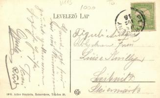 1908 Szurduk, Román-magyar határ; Adler fényiroda Szászváros / Hungarian-Romanian border station