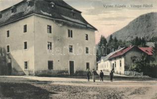Vihnyefürdő, Vyhne Kúpele; Fürdőházak; kiadja G. Jilovsky / spa houses