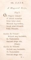 Csokonai Vitéz Mihály: Alkalmatosságra irt versek. Nagy-Váradon, 1805. Máramarosi Gottlieb Antal. VI...