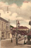 Rózsahegy, Ruzomberok; Király utca, Eichel Salamon kereskedése; Klimácek Sándor kiadása / street, shop