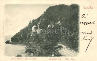 Vágsziklás (Szkalka) Szent Benedek apátság; Gansel Lipót kiadása / abbey
