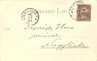 Vágsziklás (Szkalka) Szent Benedek apátság; Gansel Lipót kiadása / abbey