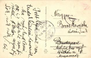 Losonc, Lucenec; Srobárova ulica / utcakép Adolf Lőrinc fakereskedő üzletével / street, shop (EB)