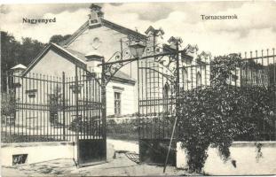 Nagyenyed, Tornacsarnok; Winkler János kiadása / gym hall (EB)