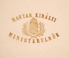 1904 gr. Tisza István miniszterelnök saját kézzel írt levele a nagyszalontai esperesnek egyházi ügyb...