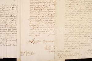 cca 1640-1800 Helytartótanácsi és egyéb hivatalos levelek gyűjteménye. Összesen 13 db levél részben ...