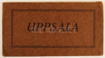 cca 1920-1930 Uppsala (Svédország) nevezetességeit bemutató leporelló 10 képpel /
cca 1920-1930 Upps...
