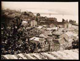 cca 1950 Pozsony, zsinagóga, 12x9 cm / cca 1950 Bratislava synagoge, 12x9 cm