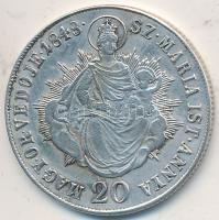 1848KB 20Kr Ag "V. Ferdinánd" T:2- Adamo B5