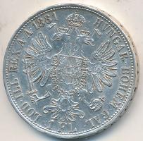 Ausztria 1881. 1Fl Ag "Ferenc József" T:2 Austria 1881. 1 Florin Ag "Franz Joseph" C:XF Krause KM#2222