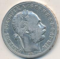 1890KB 1Ft Ag "Ferenc József/Barokk címer" T:2-,3
Adamo M15