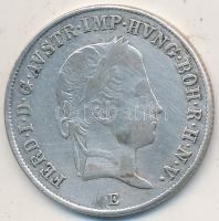 1841E 20Kr Ag "V.Ferdinánd" T:2-
Unger 1421.b