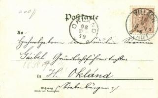 1898 Richard Wagner Serie No. IV. Kriemhild, litho s: F. Stassen