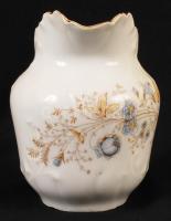 Cukortartó és kiöntő, kézzel festett, jelzés nélkül (csak sorszám), egyiken apró hajszálrepedés, m:1...