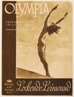 1936 Berlin, Berlini olimpiai játékok német ismertető füzete fotókkal, 3p / 1936 Berlin, Brochure of the Berlin Olympics with photos, 3p