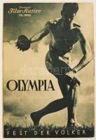 1936 Berlin, Berlini olimpiai játékok német ismertető füzete fotókkal, 6p / 1936 Berlin, Brochure of the Berlin Olympics with photos, 6p