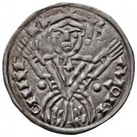 1063-1074. Denár Ag Salamon +PANNOENI-A körirattal (0.62g) T:1-,2 R! Hungary 1063-1074. Denar Ag Solomon with +PANNOENI-A inscription (0.62g) C:AU,XF Rare! Huszár: 14.var. ,Unger I.: 8.var.