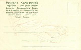 Art Nouveau Emb. art postcard