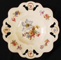 Sorau áttört fali dísztányér, matricás, jelzett, hibátlan, d:31 cm