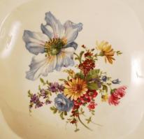 Sorau áttört fali dísztányér, matricás, jelzett, hibátlan, d:31 cm