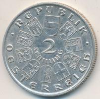 Ausztria 1928. 2Sch Ag "Schubert" T:2- Austria 1928. 2 Schilling Ag "Schubert" C:VF Krause KM#2843