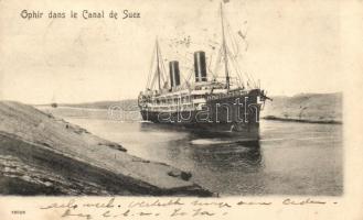 Ophir dans le Canal de Suez / RMS Ophir by the Suez Canal