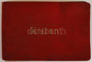 cca 1880-1910 A dél-tiroli Bolzano/Bozen és Renon/Ritten környékét, főbb természeti nevezetességeit (pl. ritteni földpiramisok) ábrázoló színes képeslapok albuma. Kiadja, Gerstenberger&Müller, Bozen