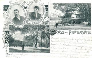 Vienna, Wien I. Praterspitz, Café & Resturant Zieger; floral