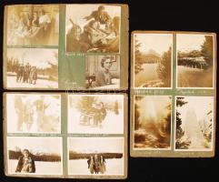 1931 Téli kikapcsolódás Tátraszéplakon, 26 db fotó albumlapokra ragasztva, 8x6 és 8x12 cm-es méretek...