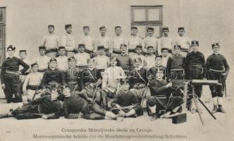 Cetinje, Crnogorska Mitraljerska skola / military school students