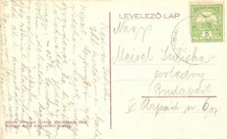 Gyergyótölgyes, Magyar-román határszél; Hirsch Hermann kiadása / Hungarian-Romanian border