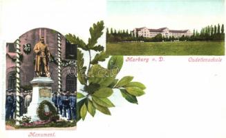 Maribor, Marburg; Cadettenschule, Monument / military school; floral