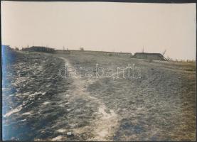 cca 1914-1918 I. világháborús hadszínterek, 4 db fotó, 17x12 cm /
cca 1914-1918 Military photos from...