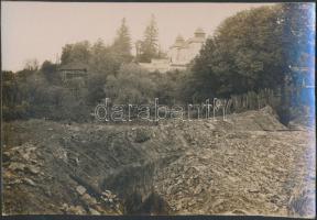 cca 1914-1918 I. világháborús hadszínterek, 4 db fotó, 17x12 cm /
cca 1914-1918 Military photos from...